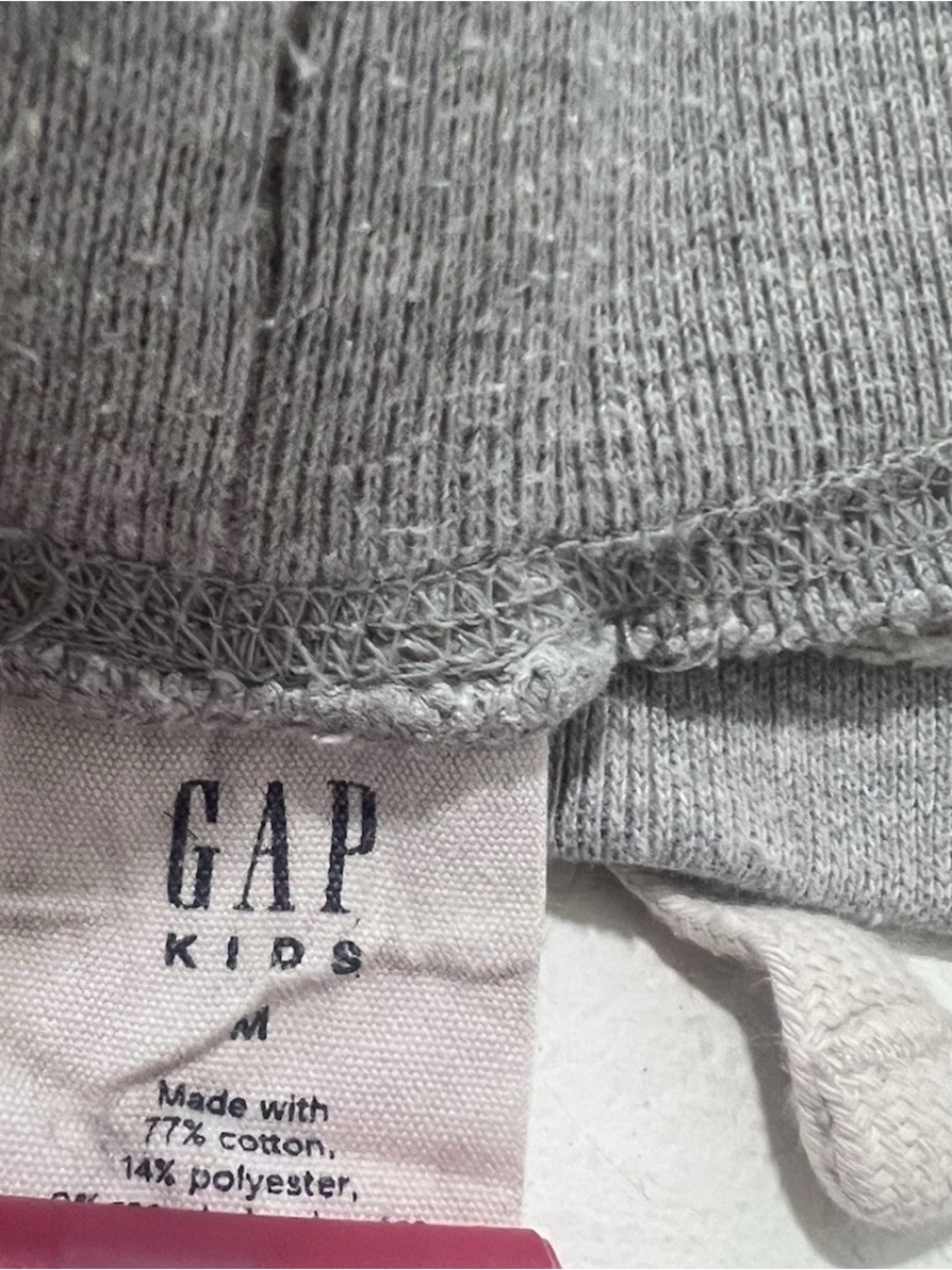 GAP Kids Boys Joggers Fleece Grey Comfort Sweatpants Size M - Picture 7 of 10